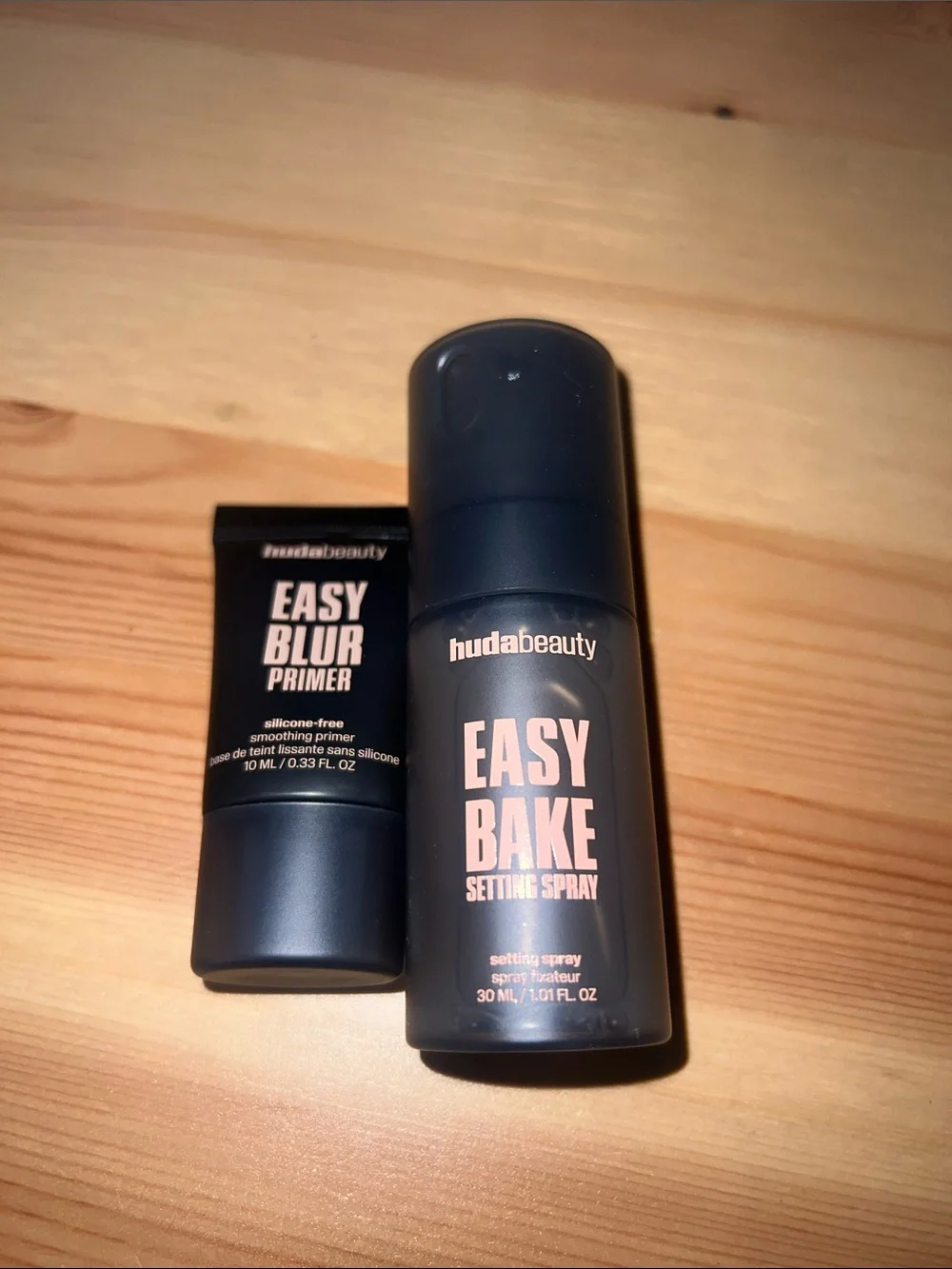 HUDA BEAUTY Easy Bake Setting Spray & Easy Blur Primer